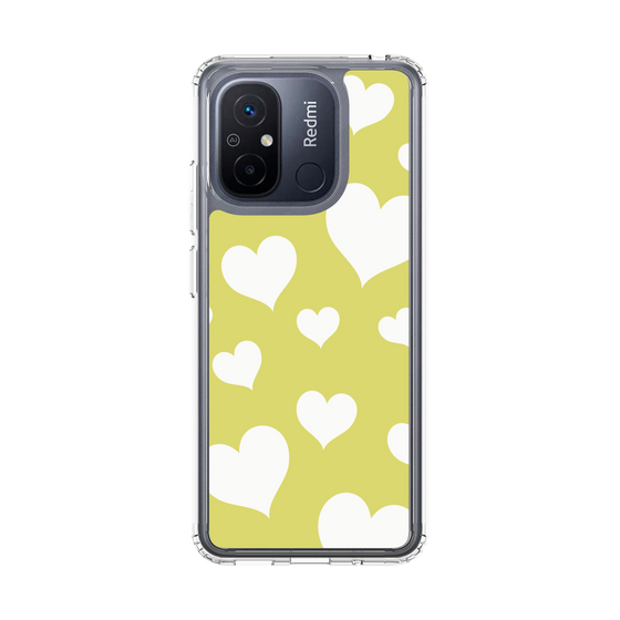 スリムプロテクションケース［ Dot Hearts - Yellow ］