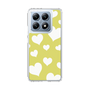 スリムプロテクションケース［ Dot Hearts - Yellow ］