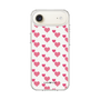 スリムプロテクションケース［ Stripe Hearts - Pink ］