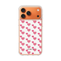 スリムプロテクションケース［ Stripe Hearts - Pink ］
