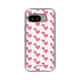スリムプロテクションケース［ Stripe Hearts - Pink ］