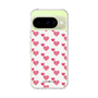 スリムプロテクションケース［ Stripe Hearts - Pink ］