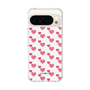 スリムプロテクションケース［ Stripe Hearts - Pink ］