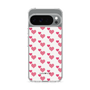 スリムプロテクションケース［ Stripe Hearts - Pink ］