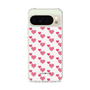 スリムプロテクションケース［ Stripe Hearts - Pink ］
