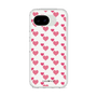 スリムプロテクションケース［ Stripe Hearts - Pink ］
