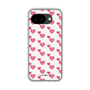 スリムプロテクションケース［ Stripe Hearts - Pink ］