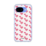 スリムプロテクションケース［ Stripe Hearts - Pink ］