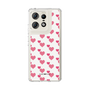 スリムプロテクションケース［ Stripe Hearts - Pink ］