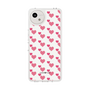 スリムプロテクションケース［ Stripe Hearts - Pink ］