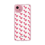 スリムプロテクションケース［ Stripe Hearts - Pink ］