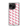 スリムプロテクションケース［ Stripe Hearts - Pink ］