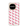 スリムプロテクションケース［ Stripe Hearts - Pink ］