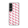 スリムプロテクションケース［ Stripe Hearts - Pink ］