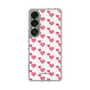 スリムプロテクションケース［ Stripe Hearts - Pink ］