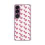 スリムプロテクションケース［ Stripe Hearts - Pink ］