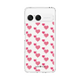 スリムプロテクションケース［ Stripe Hearts - Pink ］