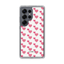 スリムプロテクションケース［ Stripe Hearts - Pink ］