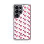 スリムプロテクションケース［ Stripe Hearts - Pink ］