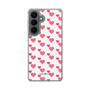 スリムプロテクションケース［ Stripe Hearts - Pink ］