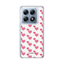 スリムプロテクションケース［ Stripe Hearts - Pink ］