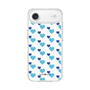 スリムプロテクションケース［ Stripe Hearts - Blue ］