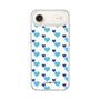 スリムプロテクションケース［ Stripe Hearts - Blue ］