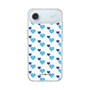 スリムプロテクションケース［ Stripe Hearts - Blue ］