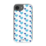 スリムプロテクションケース［ Stripe Hearts - Blue ］