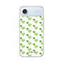 スリムプロテクションケース［ Stripe Hearts - Green ］
