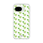 スリムプロテクションケース［ Stripe Hearts - Green ］