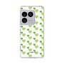 スリムプロテクションケース［ Stripe Hearts - Green ］