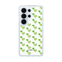 スリムプロテクションケース［ Stripe Hearts - Green ］