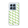 スリムプロテクションケース［ Stripe Hearts - Green ］