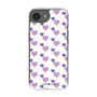 スリムプロテクションケース［ Stripe Hearts - Purple ］