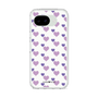 スリムプロテクションケース［ Stripe Hearts - Purple ］