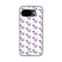 スリムプロテクションケース［ Stripe Hearts - Purple ］
