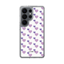 スリムプロテクションケース［ Stripe Hearts - Purple ］