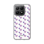 スリムプロテクションケース［ Stripe Hearts - Purple ］