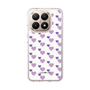 スリムプロテクションケース［ Stripe Hearts - Purple ］