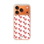 スリムプロテクションケース［ Stripe Hearts - Red ］