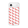 スリムプロテクションケース［ Stripe Hearts - Red ］