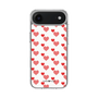 スリムプロテクションケース［ Stripe Hearts - Red ］
