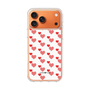 スリムプロテクションケース［ Stripe Hearts - Red ］