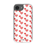 スリムプロテクションケース［ Stripe Hearts - Red ］
