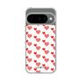 スリムプロテクションケース［ Stripe Hearts - Red ］