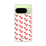 スリムプロテクションケース［ Stripe Hearts - Red ］