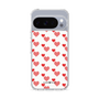 スリムプロテクションケース［ Stripe Hearts - Red ］