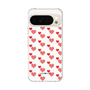 スリムプロテクションケース［ Stripe Hearts - Red ］