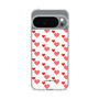 スリムプロテクションケース［ Stripe Hearts - Red ］
